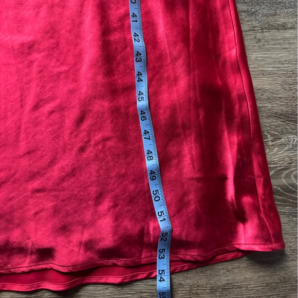 Princess Polly Radioactive satin square neck maxi dress in red 4 - Picture 7 of 9